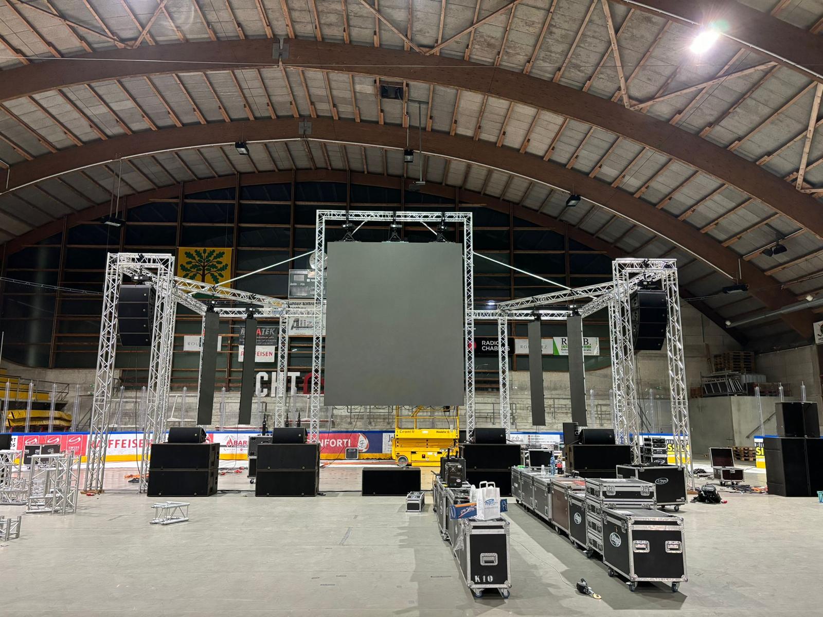Matériel événementiel professionnel Stage Light & Sound - Sonorisation et éclairage pour fêtes et événements en Suisse
